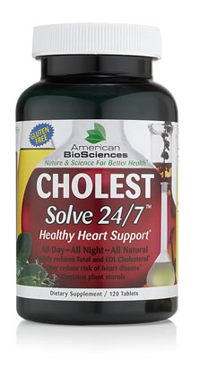 CHOLESTSolve 24/7 Plant Sterol Supplements | Natural ...