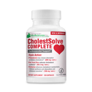 <span>CholestSolve Complete</span><br>Triple Action Heart Health Support Formula